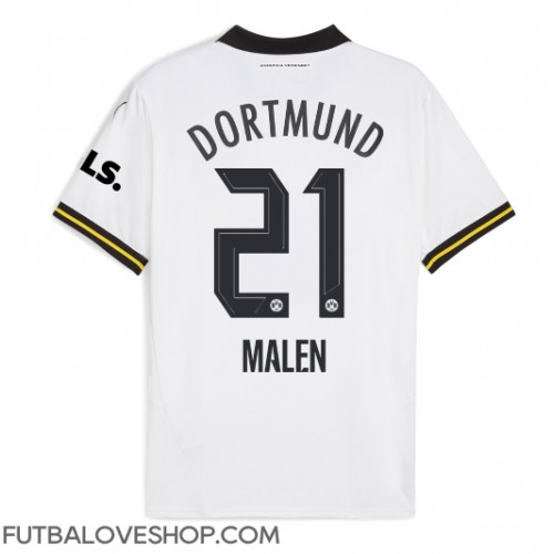 Dres Borussia Dortmund Donyell Malen #21 Tretina 2024-25 Krátky Rukáv